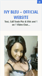 Mobile Screenshot of ivybleu.com